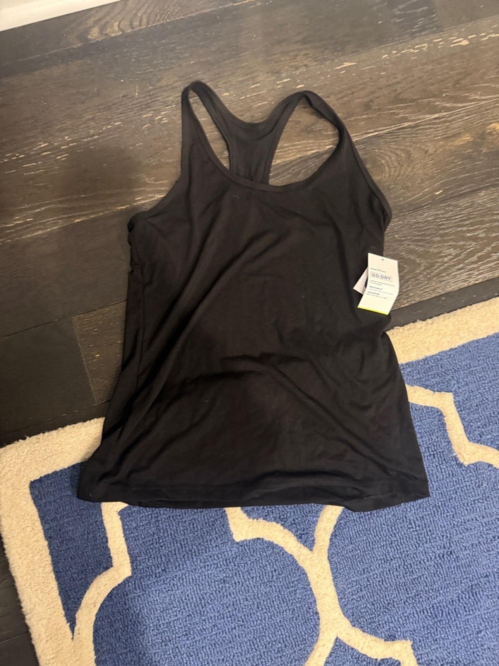 Old
Navy Black Racerback Tank Top - small